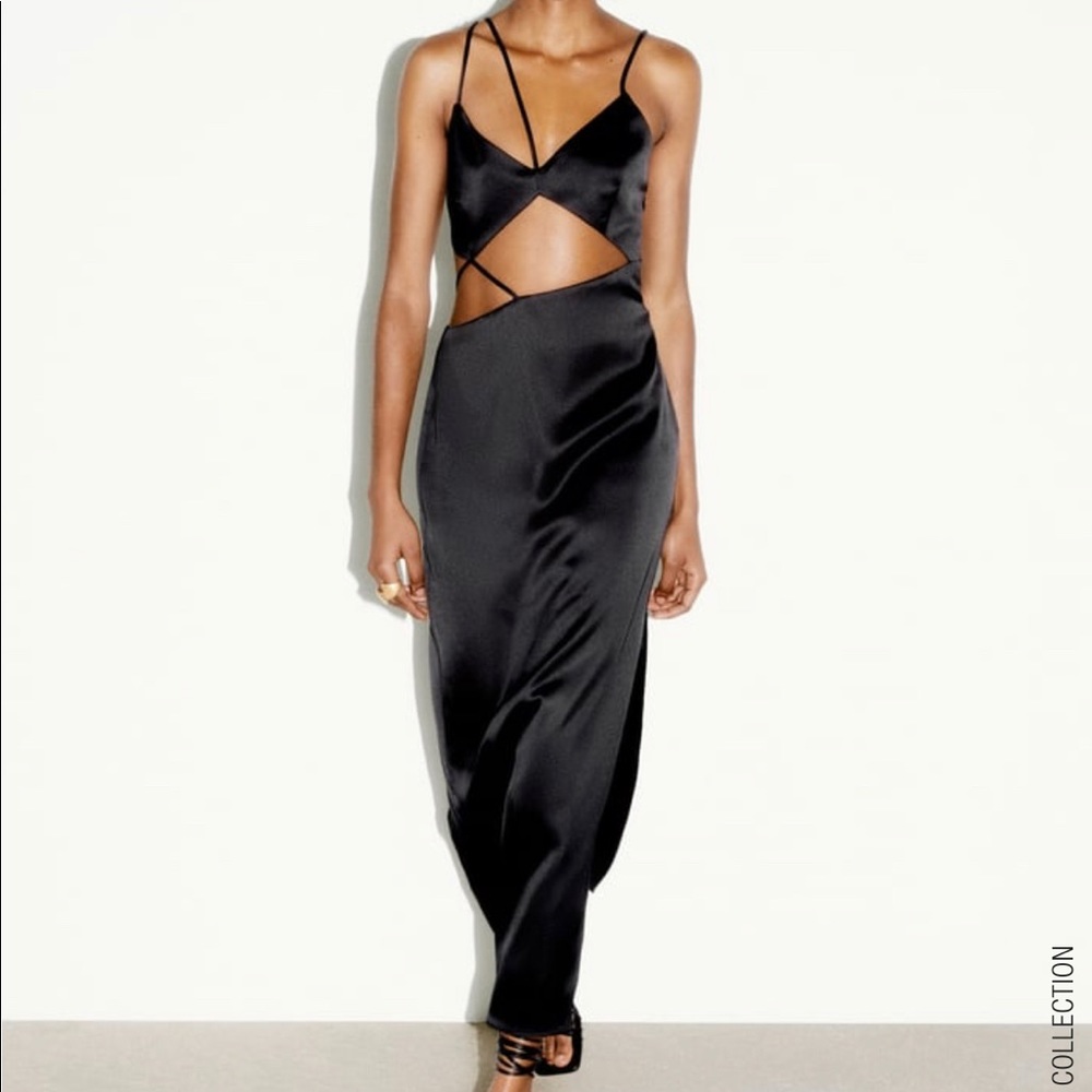 Zara asymmetric dress in size L